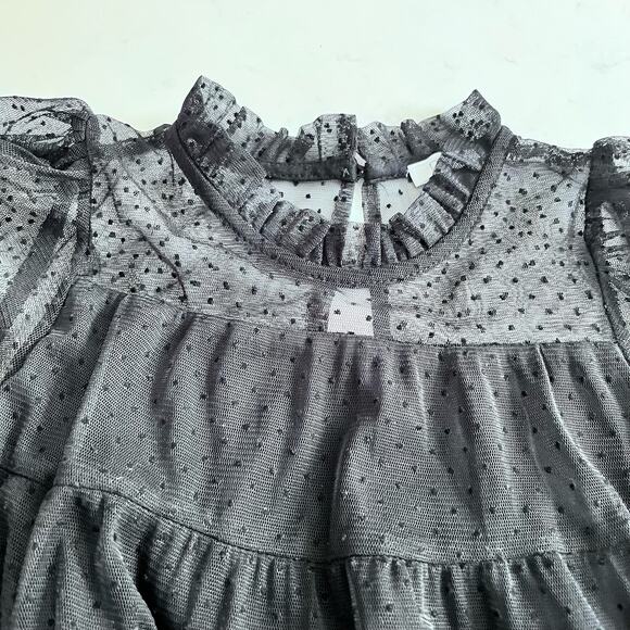 NEXT Girls Black Tiered Mesh Tulle Dress – Size 12-13 - Picture 3 of 10